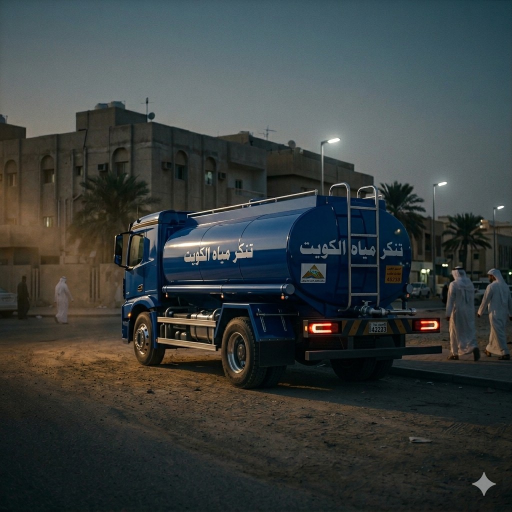 تنكر مياه الكويت لتوصيل المياه العذبة