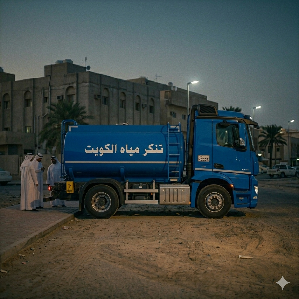 وايت ماء يفرغ المياه في خزان منزل